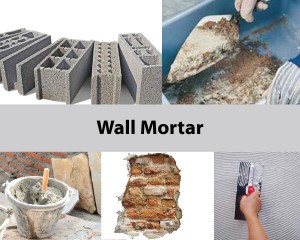 mixer for wall  mortar mix